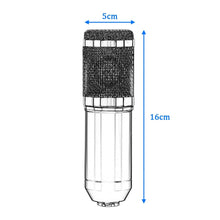 Excelvan Cardioid Condenser Microphone For Studio Recording With Shock Mount Blue BM-800