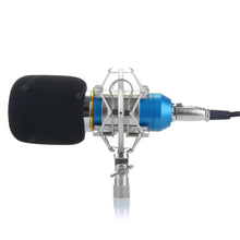 Excelvan Cardioid Condenser Microphone For Studio Recording With Shock Mount Blue BM-800