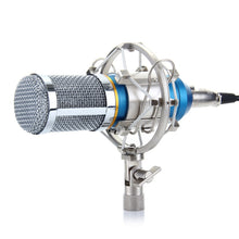 Excelvan Cardioid Condenser Microphone For Studio Recording With Shock Mount Blue BM-800