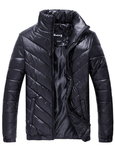 Lightweight Funnel Neck Puffer Jacket-