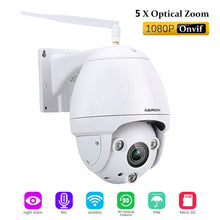 FLOUREON 1080P Wifi 2.7-13.5mm H.264 Wireless CCTV Security Pan/Tilt 5X ZOOM IR-CUT SD Card Slot PTZ Night Vision IP Camera US-