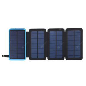 Floureon D4004 10000mAh Solar Power Bank with LED Light-