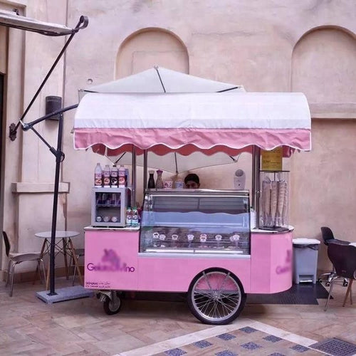 Mobile Ice Cream Gelato Food Cart For Sale - Buy Mobile Food Cart,Cart For Sale,Mobile Cart Product on Alibaba.com