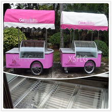 Mobile Ice Cream Gelato Food Cart For Sale - Buy Mobile Food Cart,Cart For Sale,Mobile Cart Product on Alibaba.com