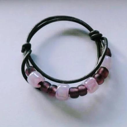 Purple Plush Spirit Wire Ring